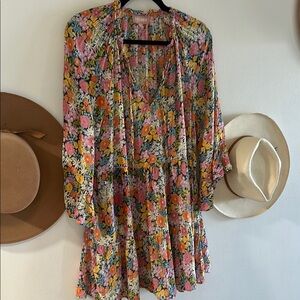 Floral Multicolor Boho Dress
